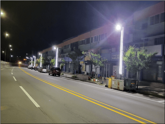 태백시, 자작나무 형상 LED 경관조명 설치